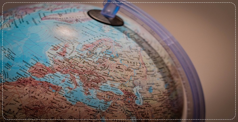 세계지도 지구본