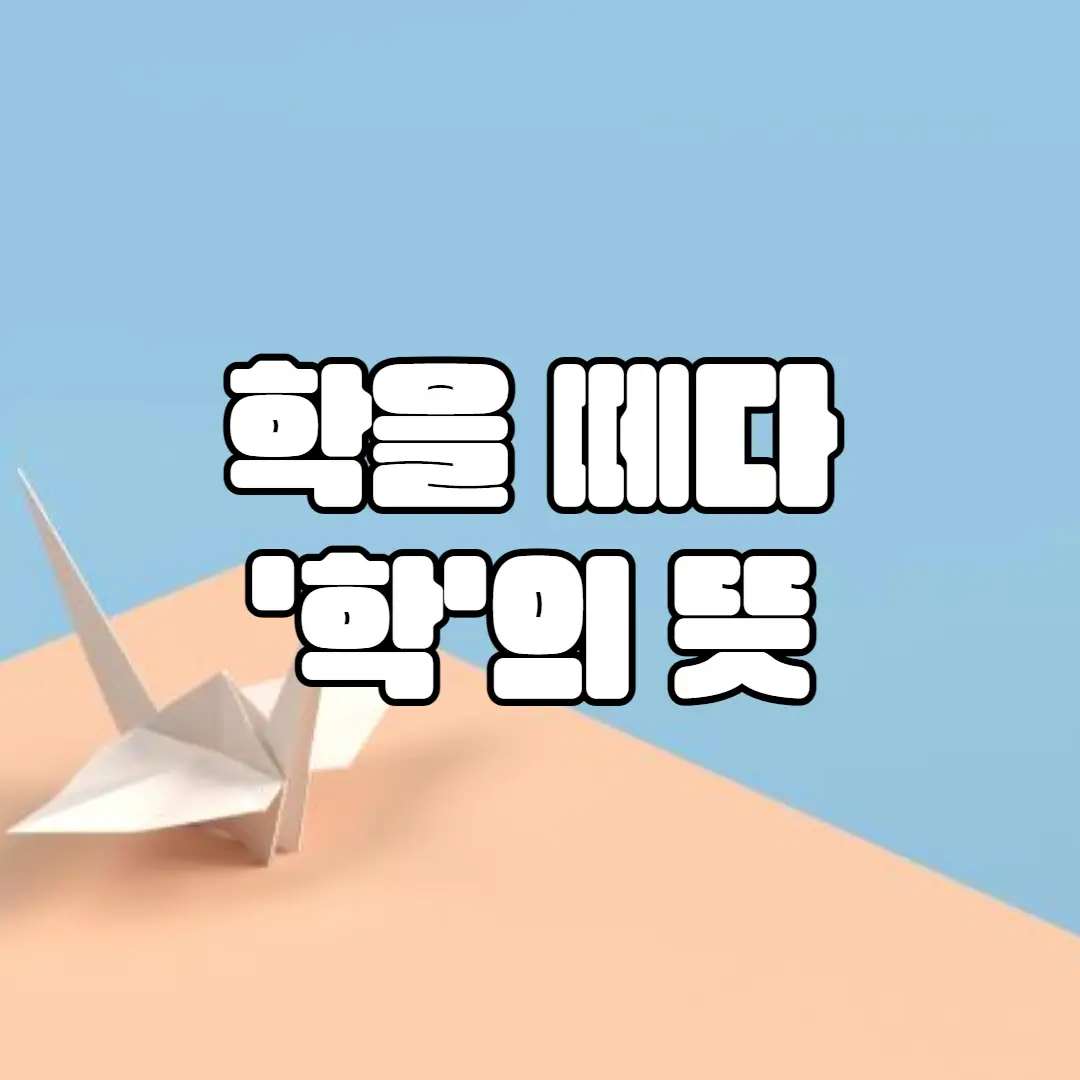 학을 떼다의 '학'은 무슨 뜻일까?