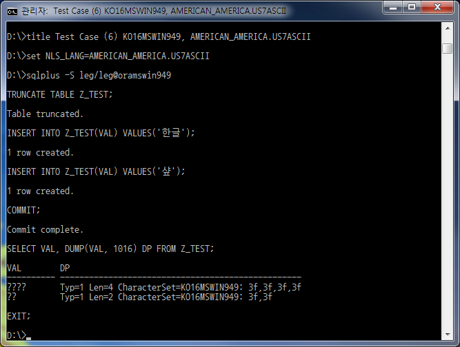 Case #6 실행결과