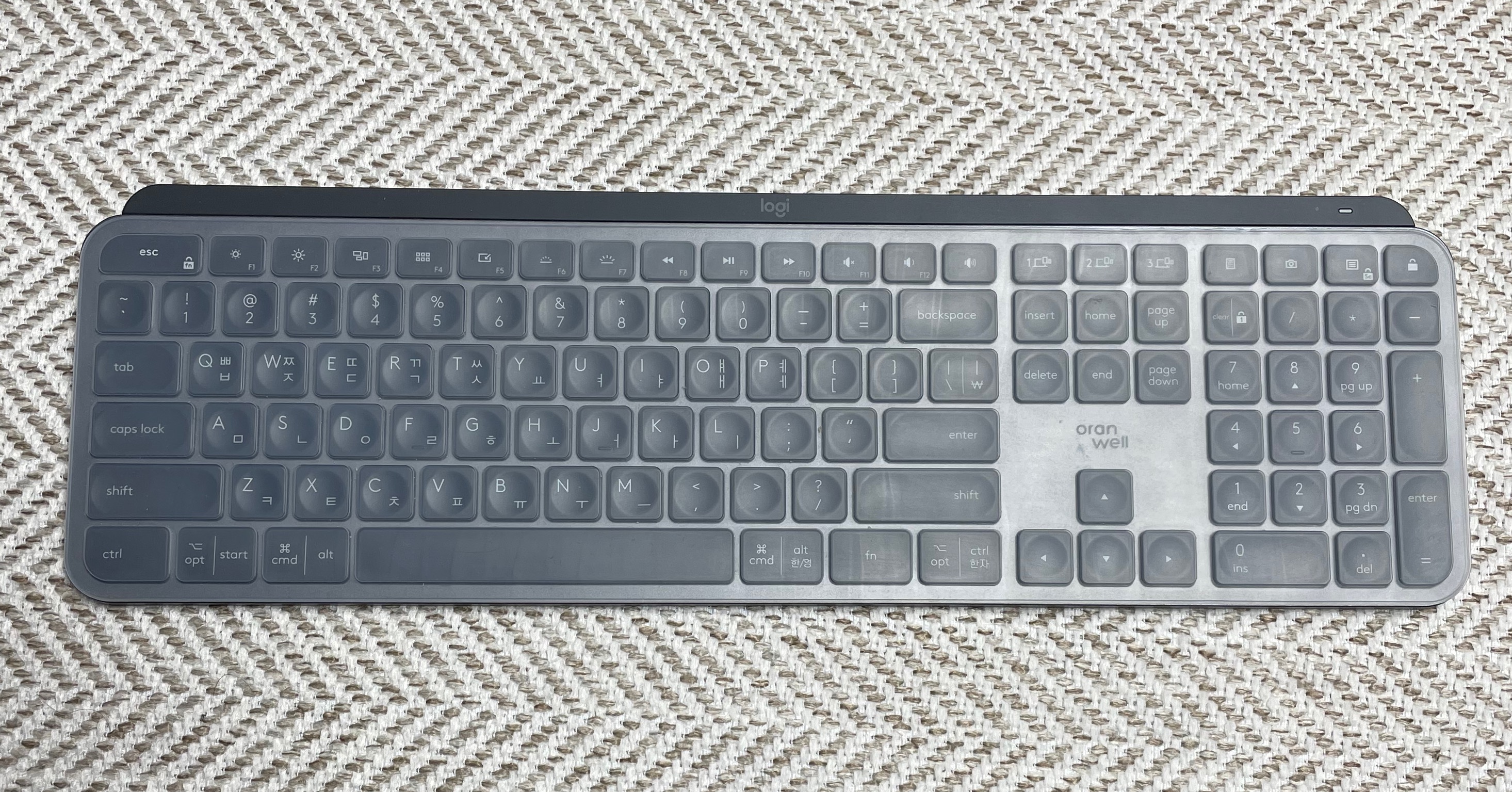 로지텍 MX KEYS 키보드 키스킨 오랜웰