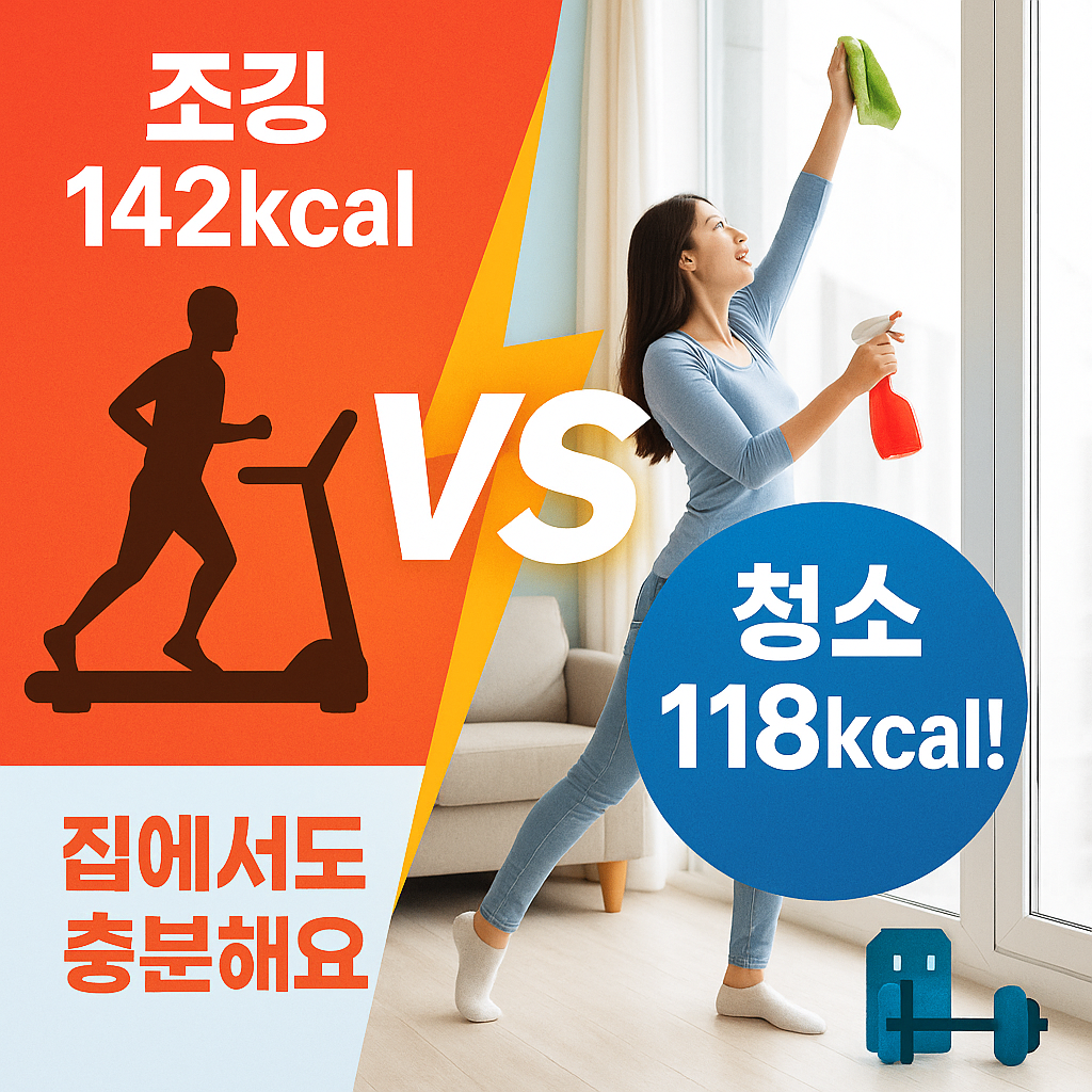 집안일로 다이어트? 15분간 118kcal 태우는 청소 운동법