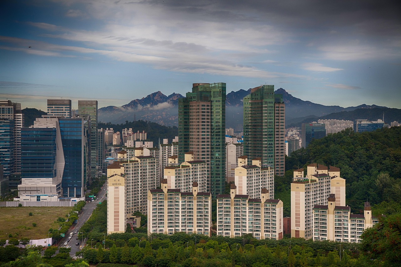서울 아파트 모습