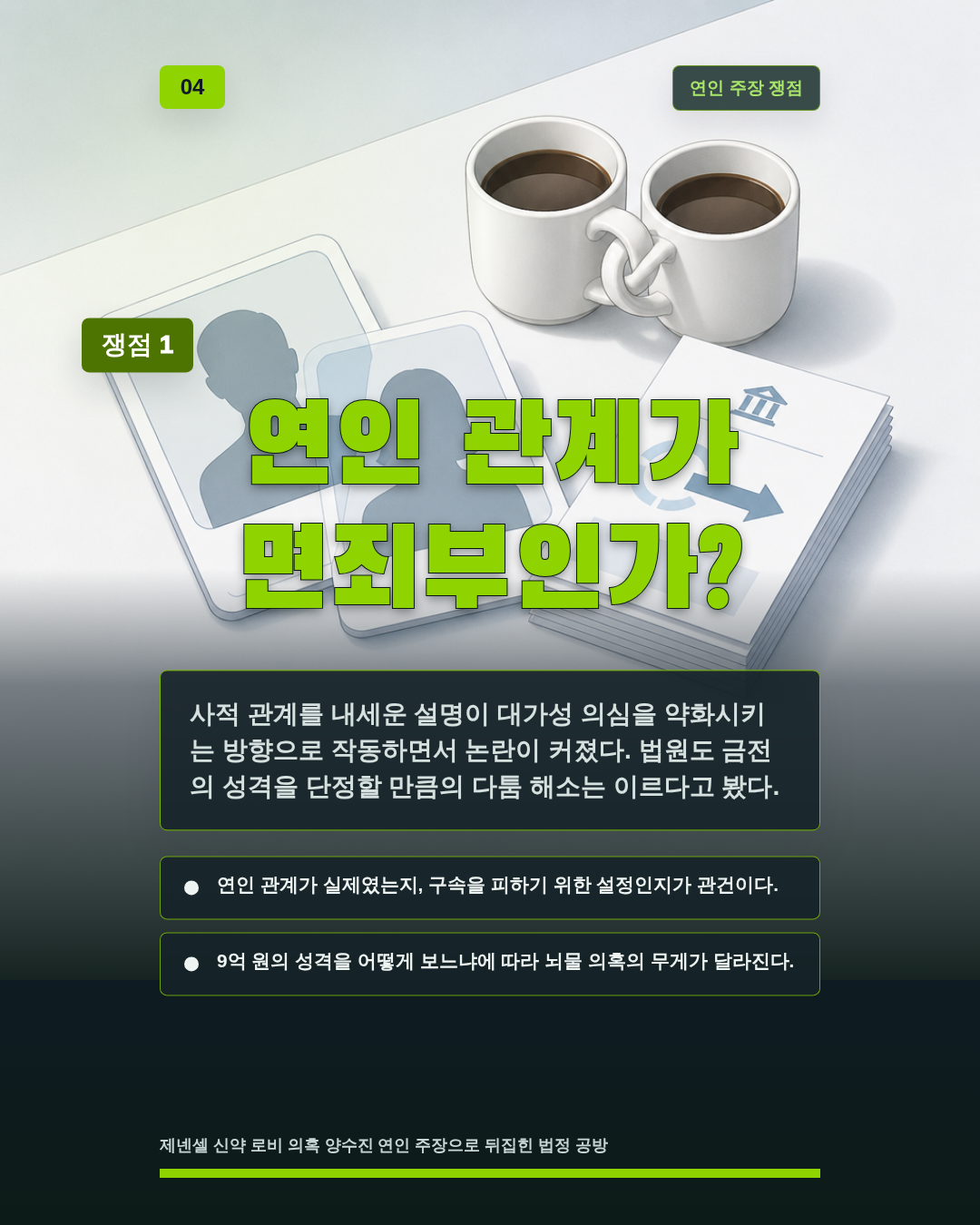연인 관계가 면죄부인가?
