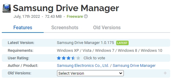 Samsung-Drive-Manager