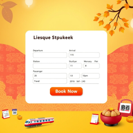 추석기차표예매 그림