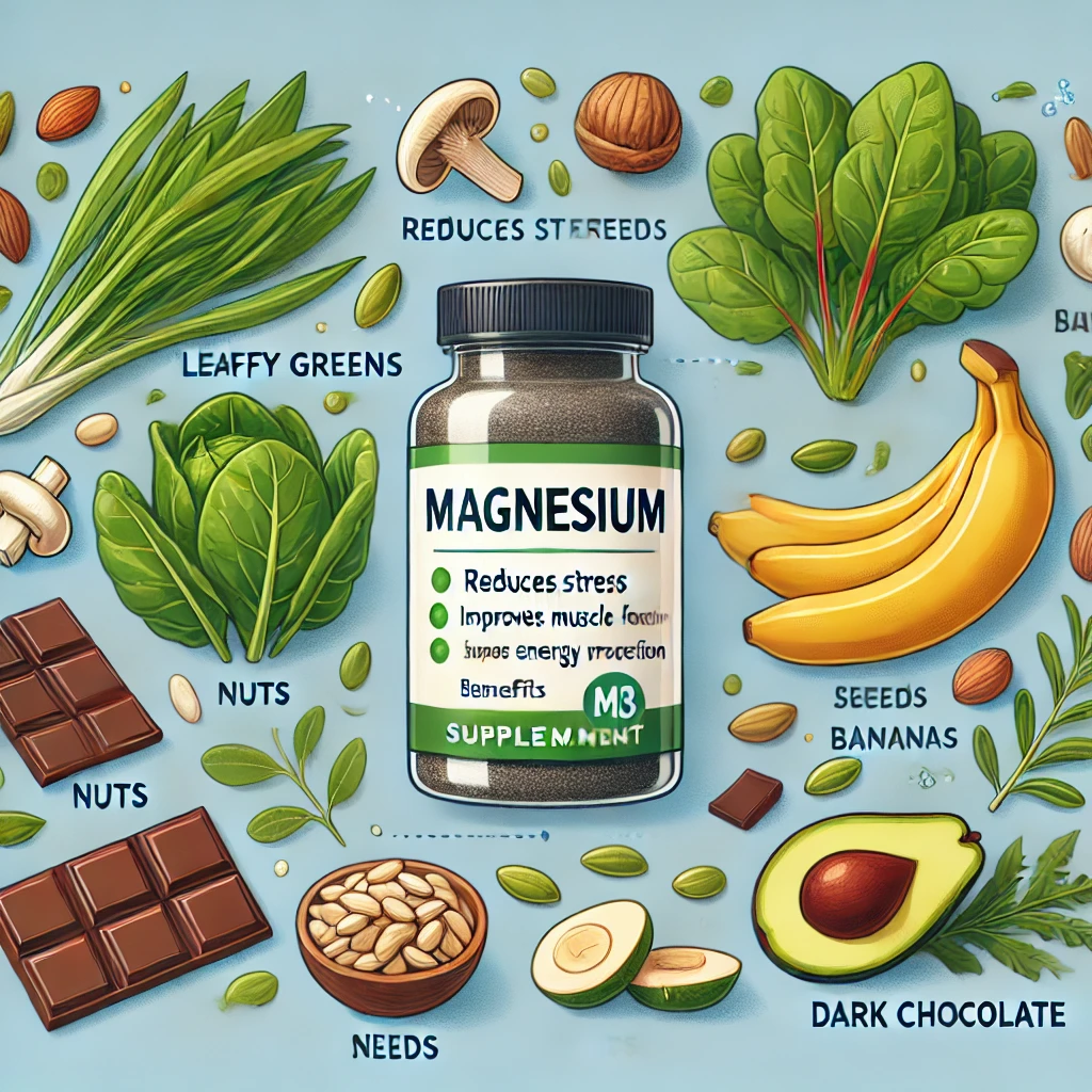 마그네슘의 효과! 스트레스 관리와 근육 건강을 위한 필수 원료일까?