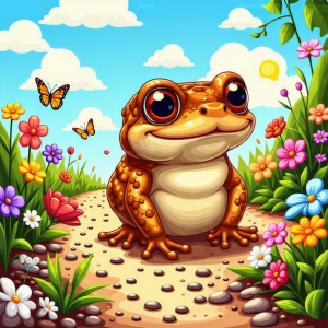 길거리나 도로에서 두꺼비