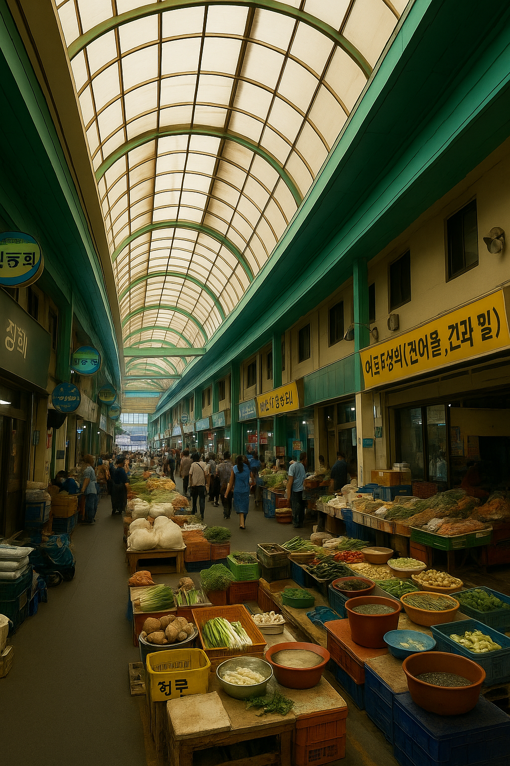 증평 장뜰시장 사진