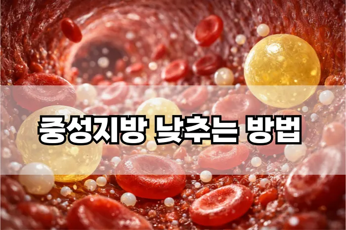 중성지방 낮추는 방법