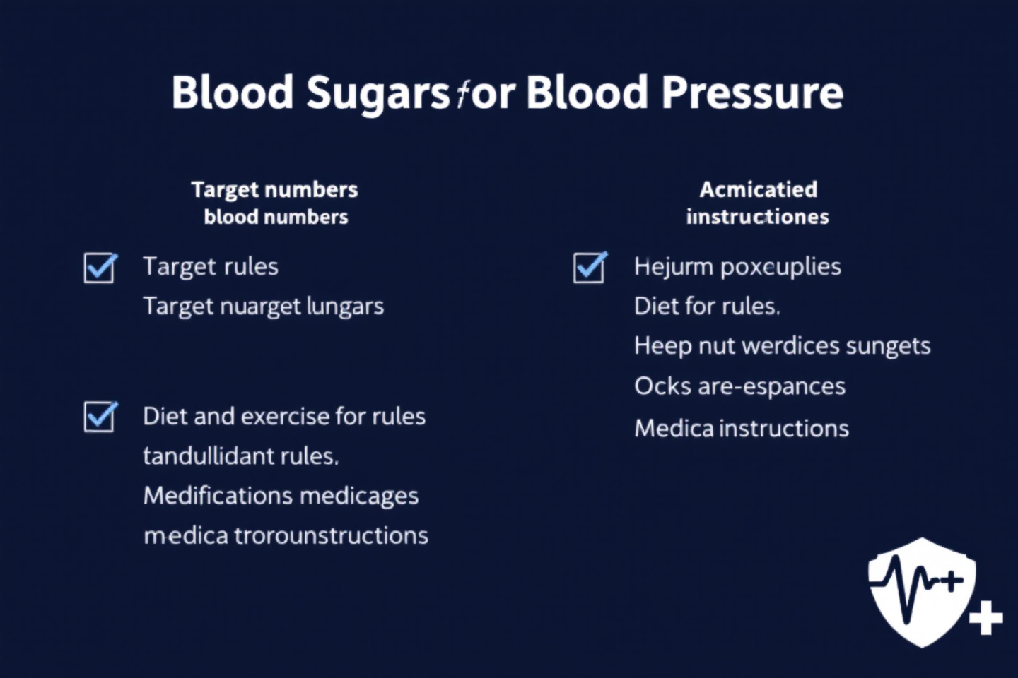 혈당과 혈압을 함께 관리하는 체크리스트: 목표 수치, 식이·운동 수칙, 약물 복용 요령 등