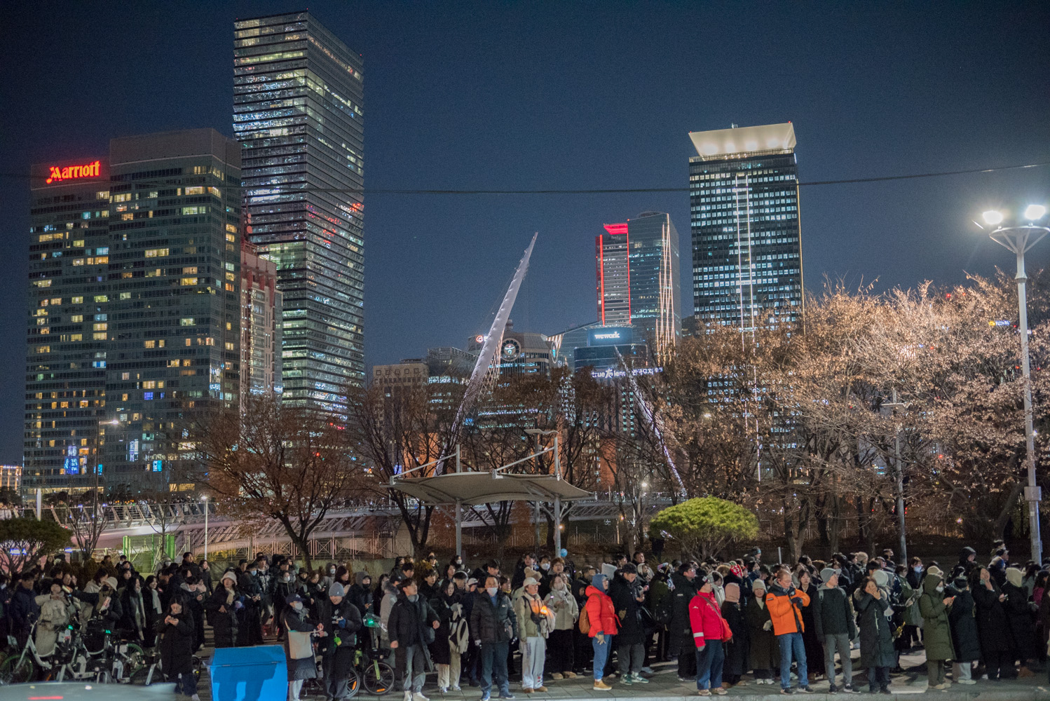 여의도 탄핵 찬성 시위