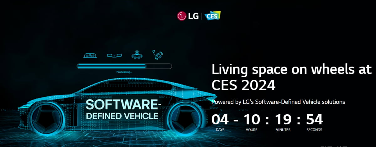 LG전자는 CES에서 차세대 모빌리티 콘셉트 '알파블'을 공개한다.