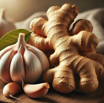 생강과 마늘 관련된 사진