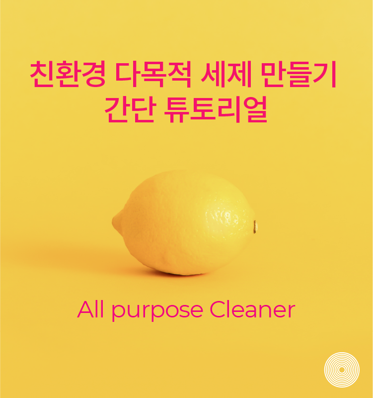 식초 친환경 다목제 세제 만들기