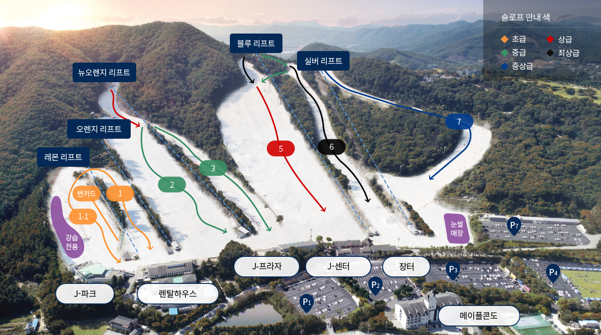 지산 포레스트 리조트 스키장