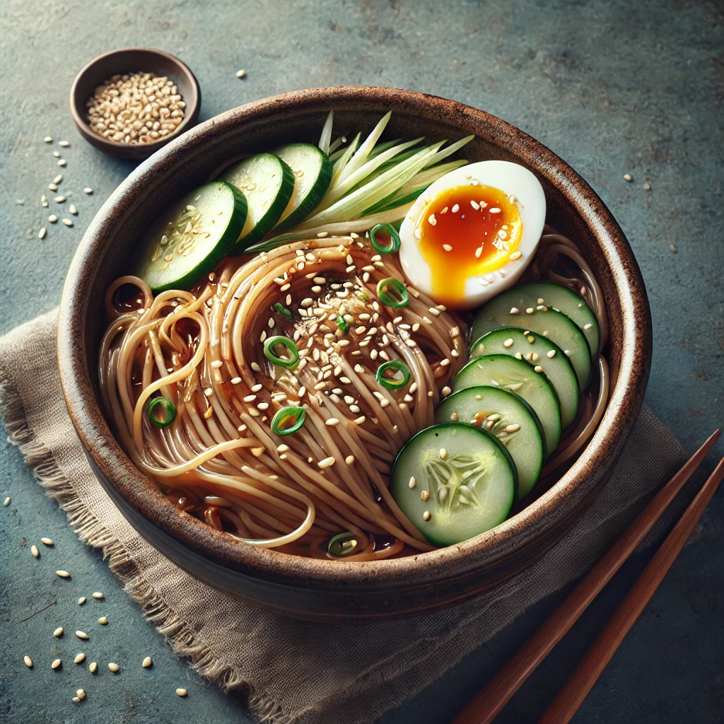 간장 비빔국수 – 담백하고 감칠맛 나는 간장 양념 비빔국수