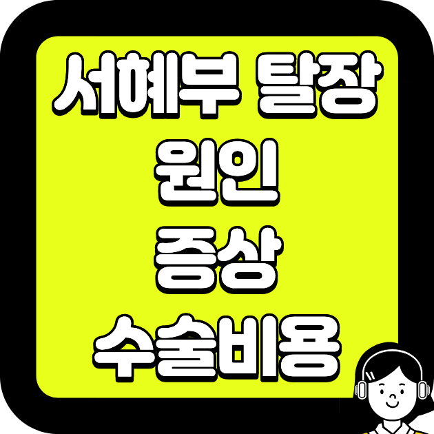서혜부 탈장 원인 증상 수술비용