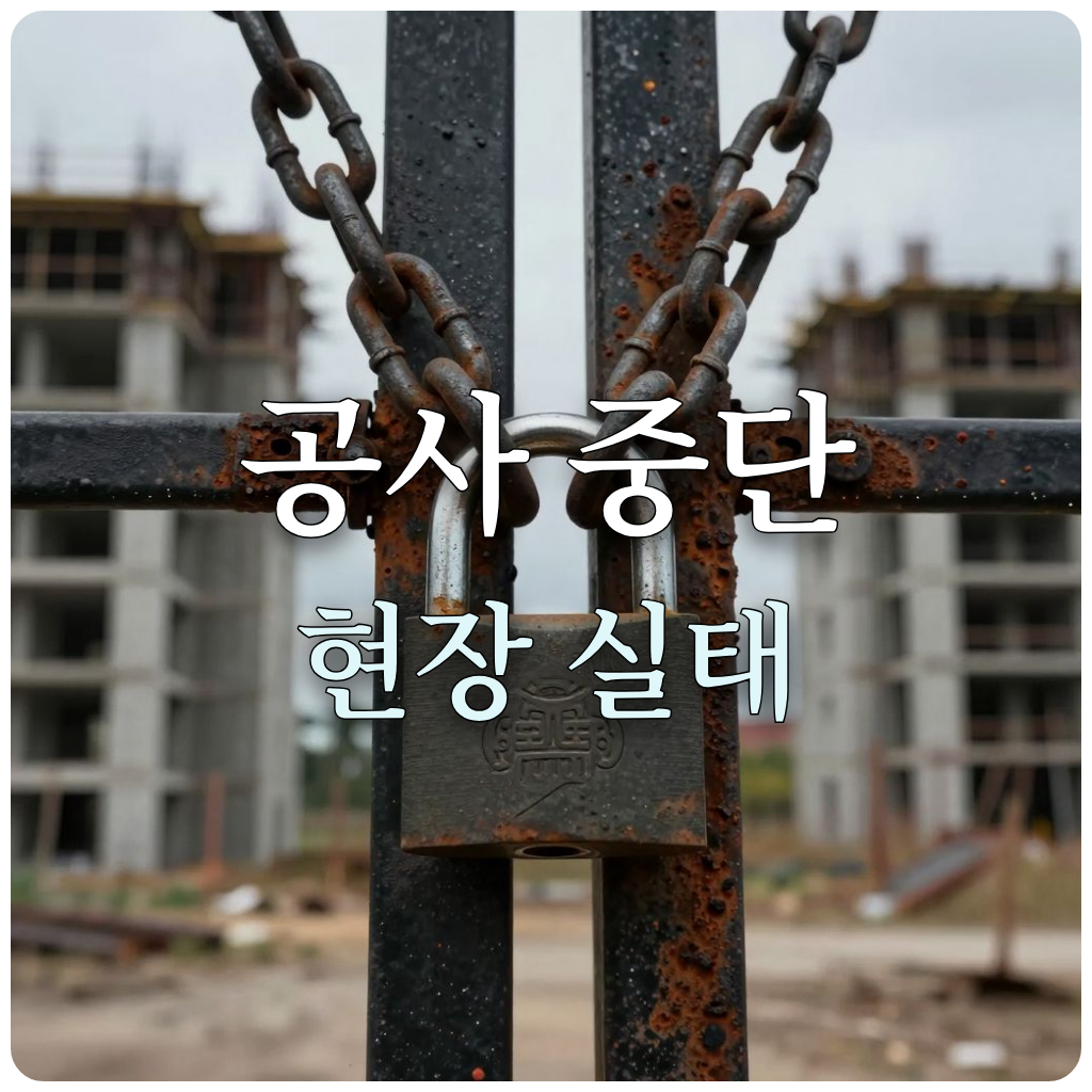 공사비 갈등으로 멈춰선 재건축 현장의 긴장감