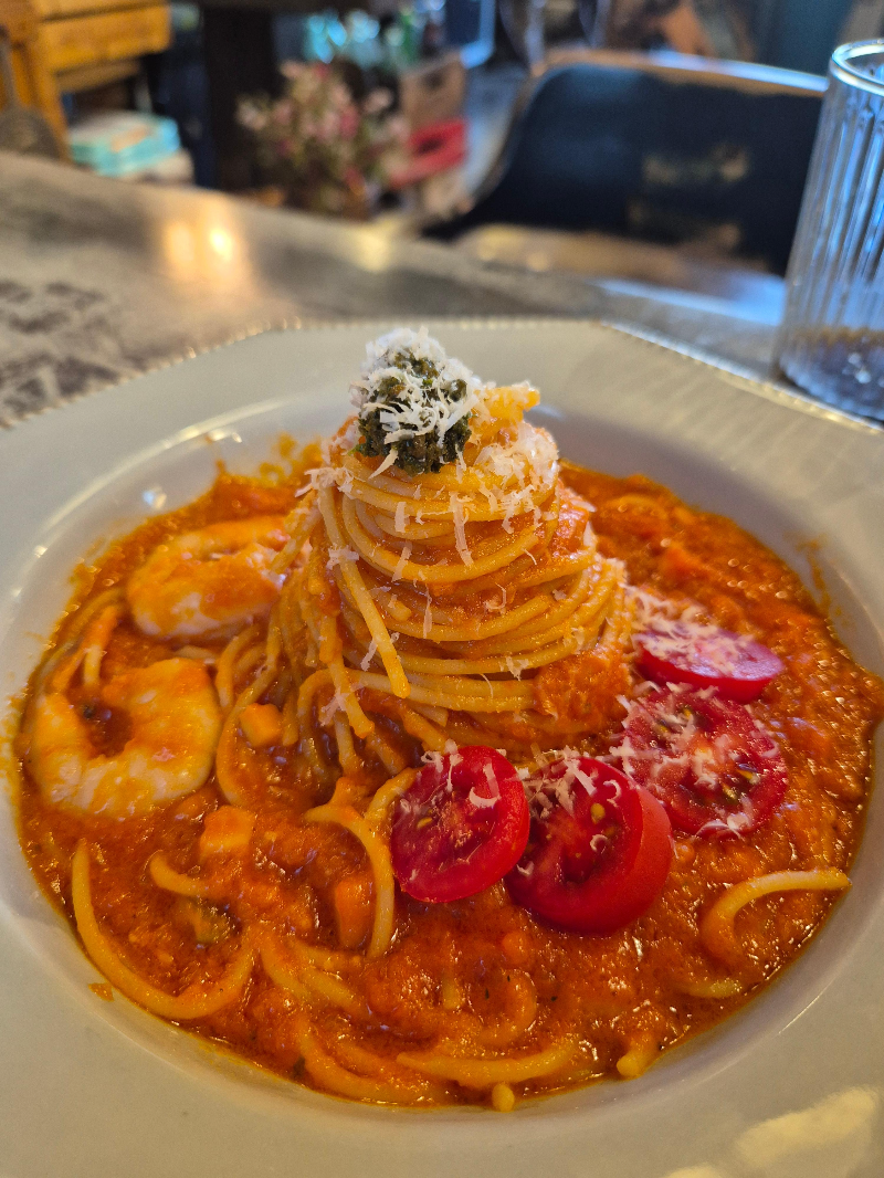 FM빈티지카페 박문관 새우 로제 파스타