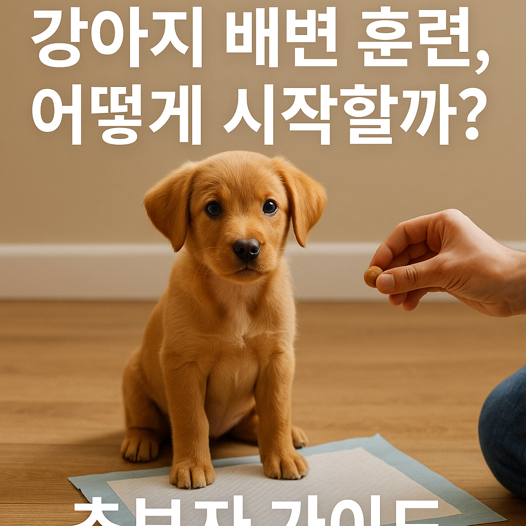 강아지 배변 훈련