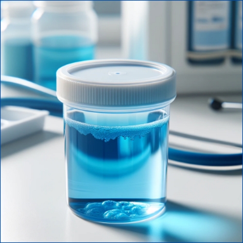 푸른색 소변색깔