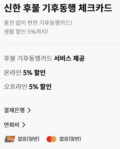 기후동행카드(Green-Travel-Card-ShinHan-Card)