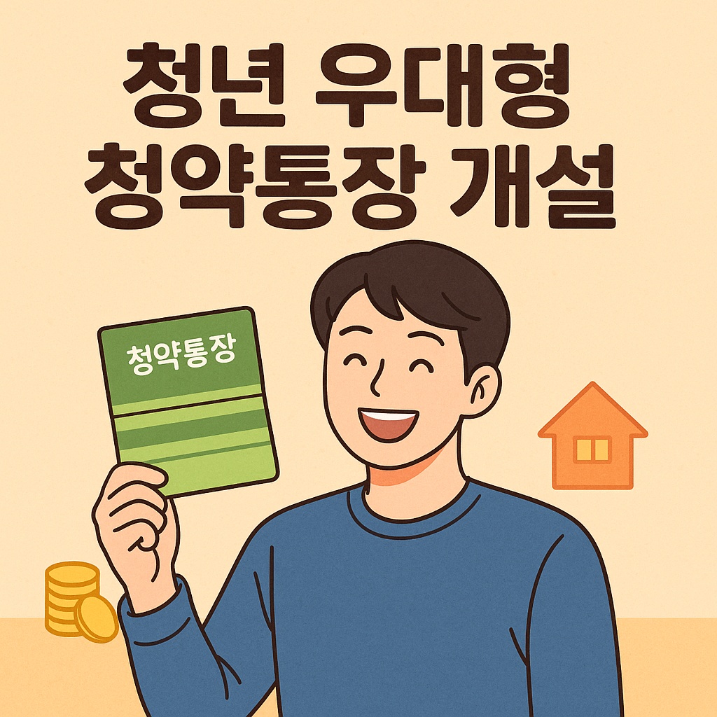 청년 우대형 청약통장 개설
