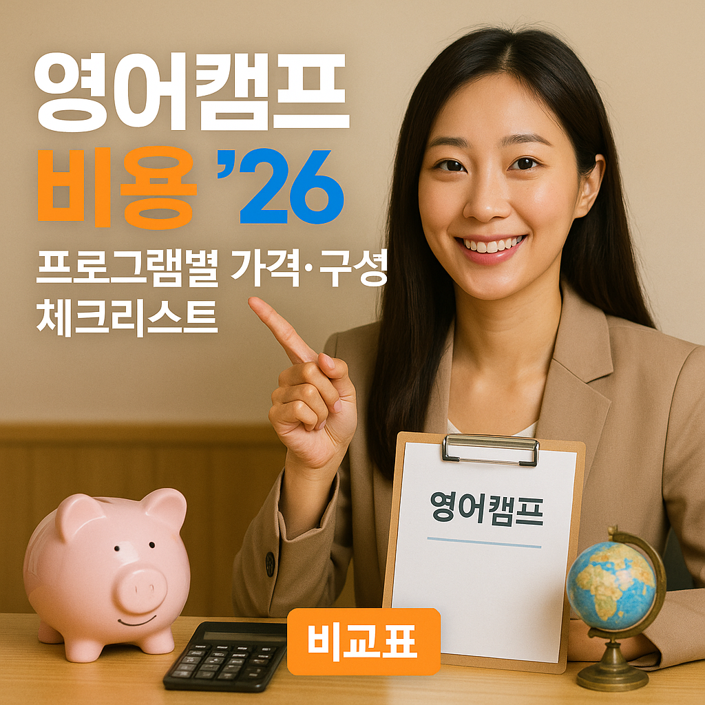 영어캠프 비용 ’26 | 프로그램별 가격·구성 체크리스트