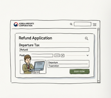 공항에서 오프라인 신청도 가능할까?