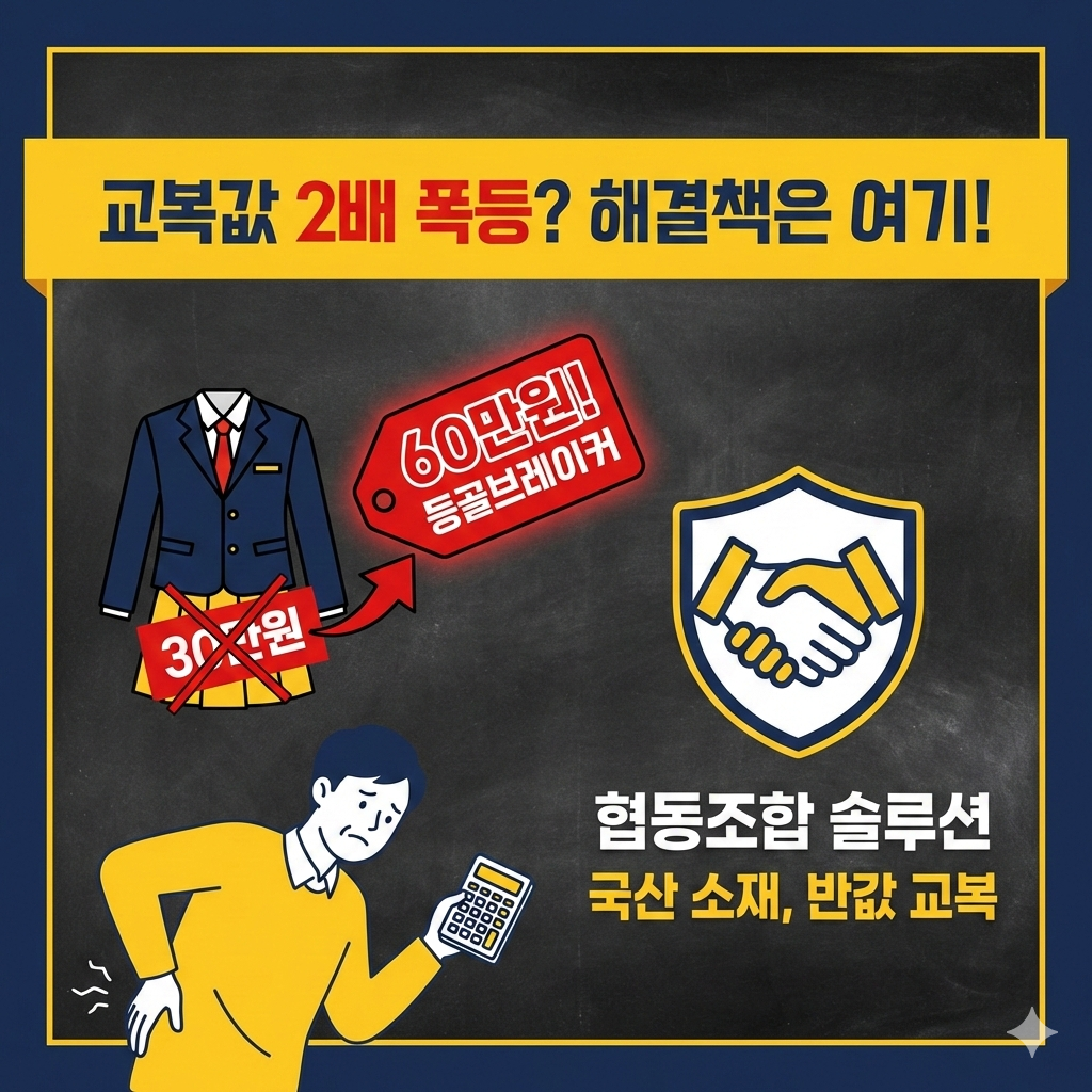교복값2배폭등