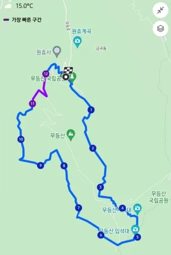 무등산 등산코스 완벽 등산지도와 준비사항 2025_11