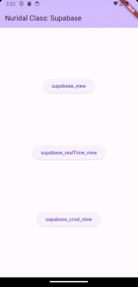 flutter supabase stream insert