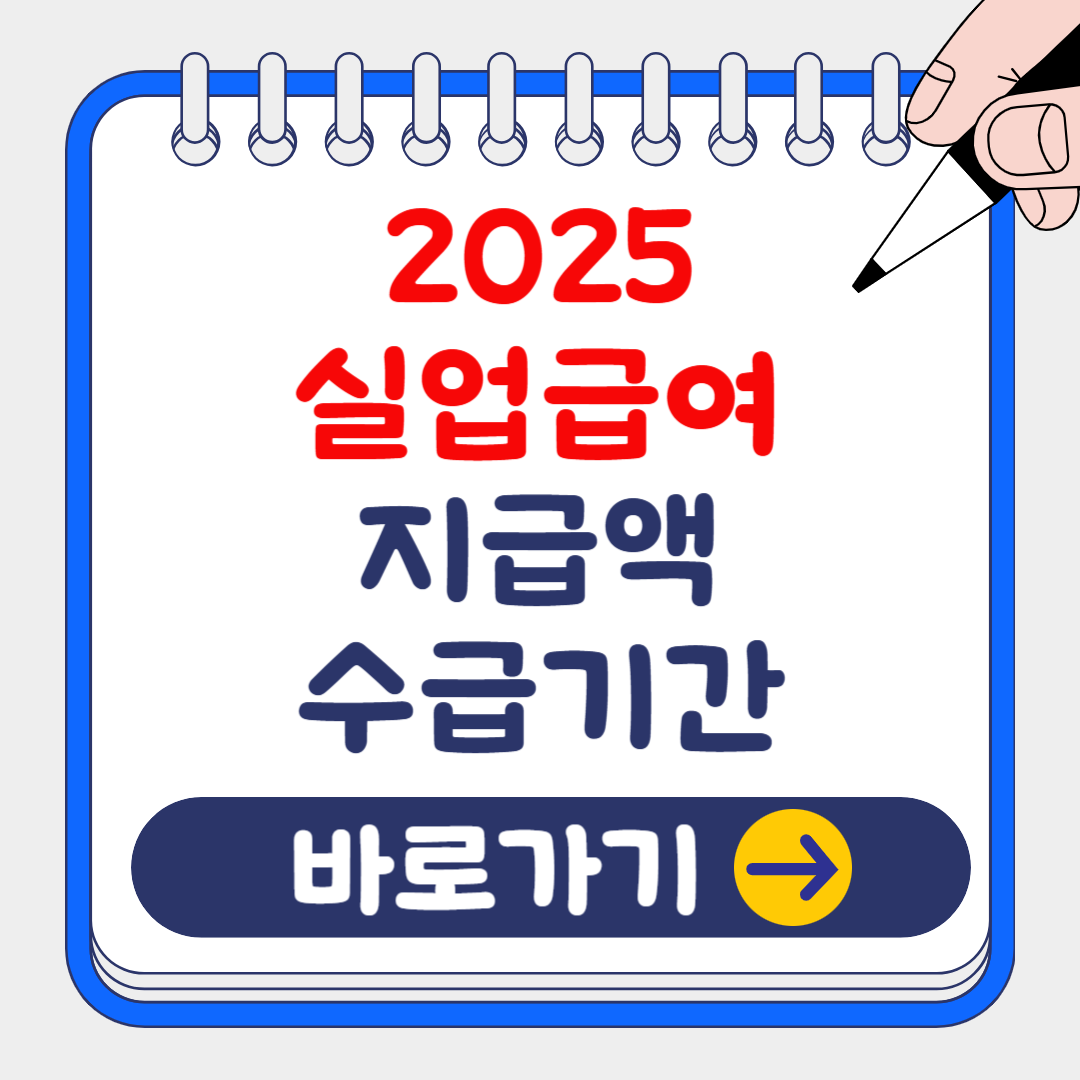 (은행원tip)2025 실업급여 지급액 및 수급기간, 신청방법
