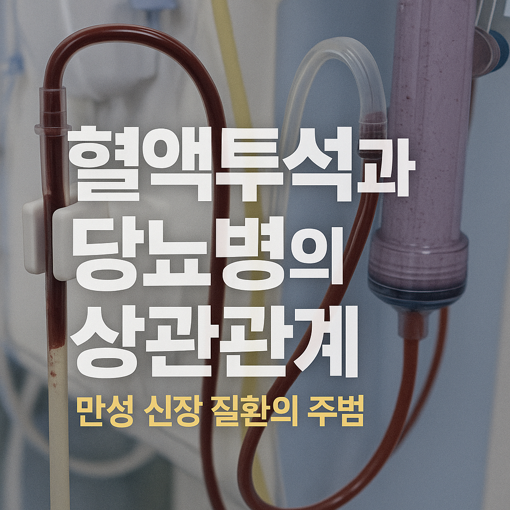 혈액투석과 당뇨병의 상관관계: 만성 신장 질환의 주범
