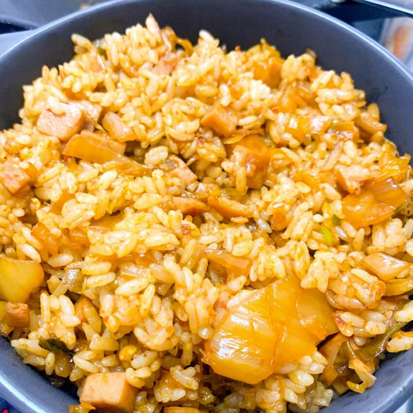 햄-김치볶음밥