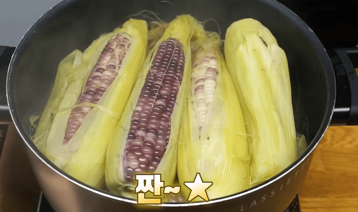 완성된 옥수수