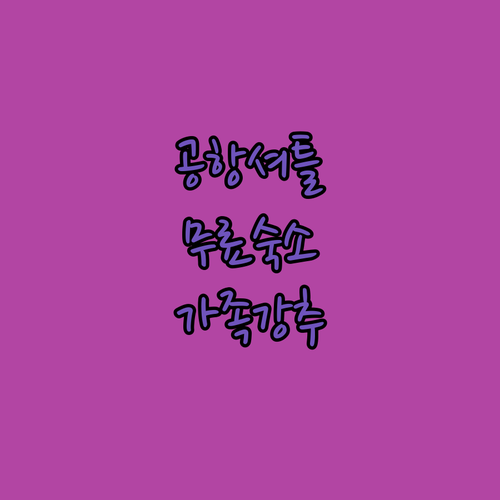 하얼빈 타이핑 공항 근처 무료 셔틀 ..