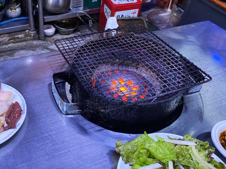 백화양곱창-연탄불