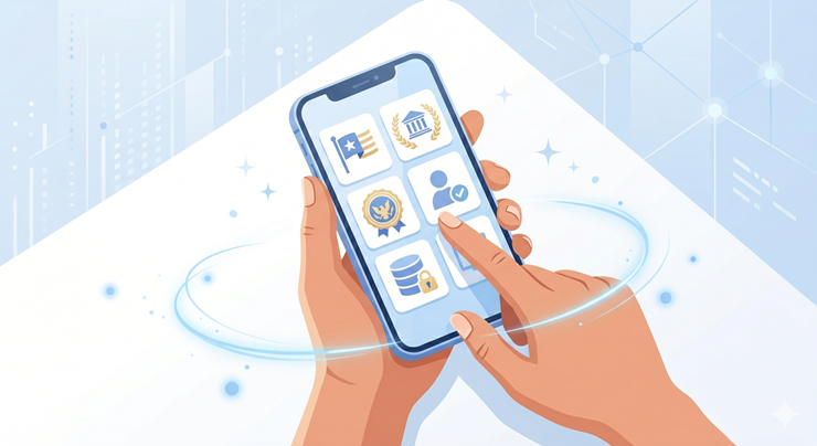 보조금24 서비스를 이용해 나에게 맞는 지원금을 찾는 모습