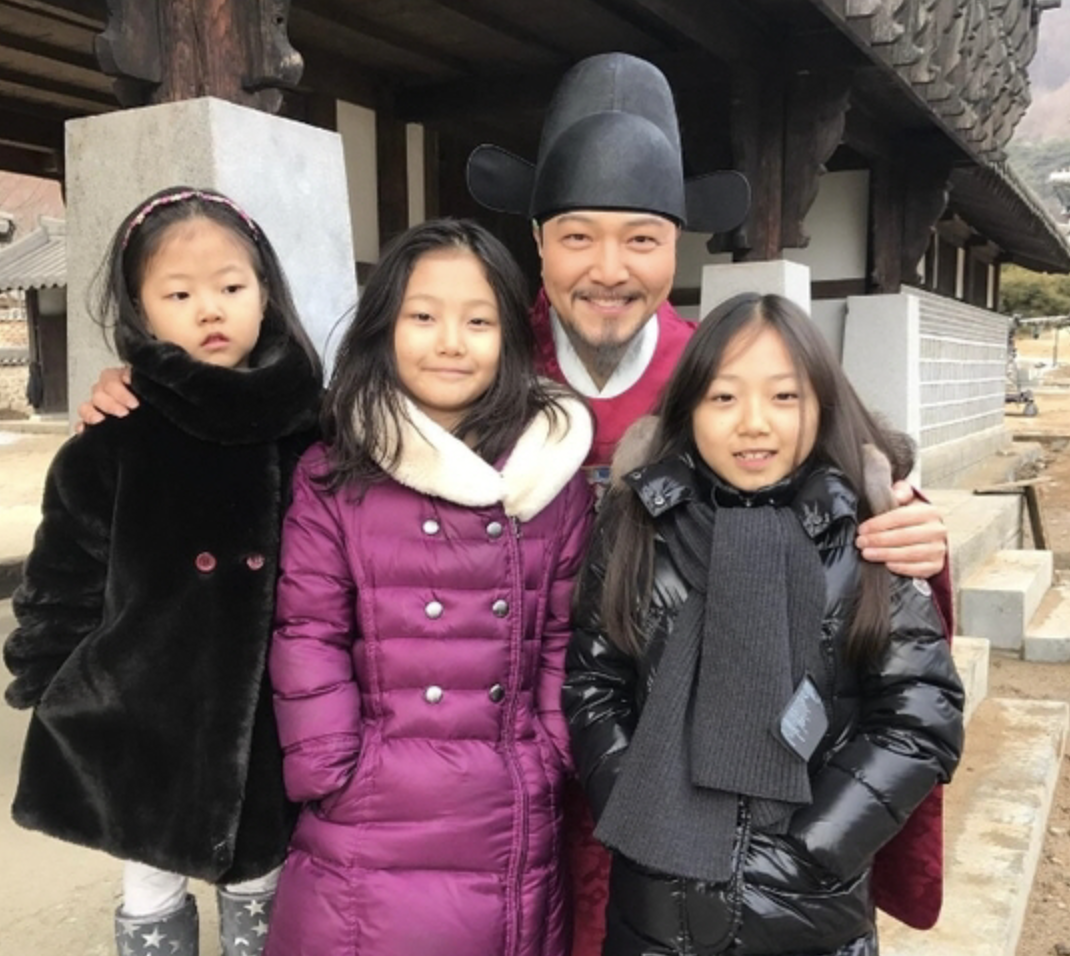 정웅인과 딸