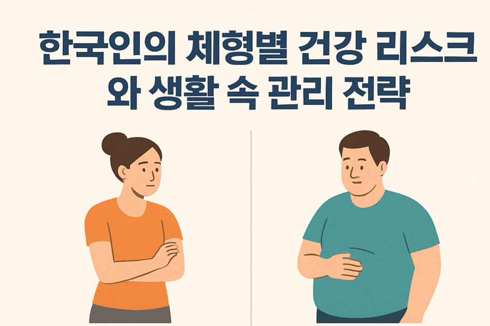 한국인의 체형 구분 사진