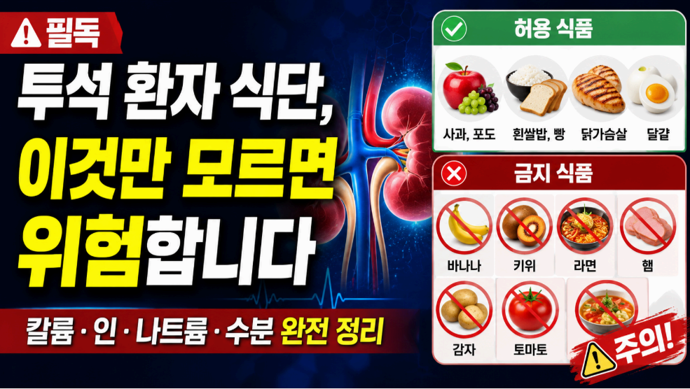 투석환자 식단 이미지사진