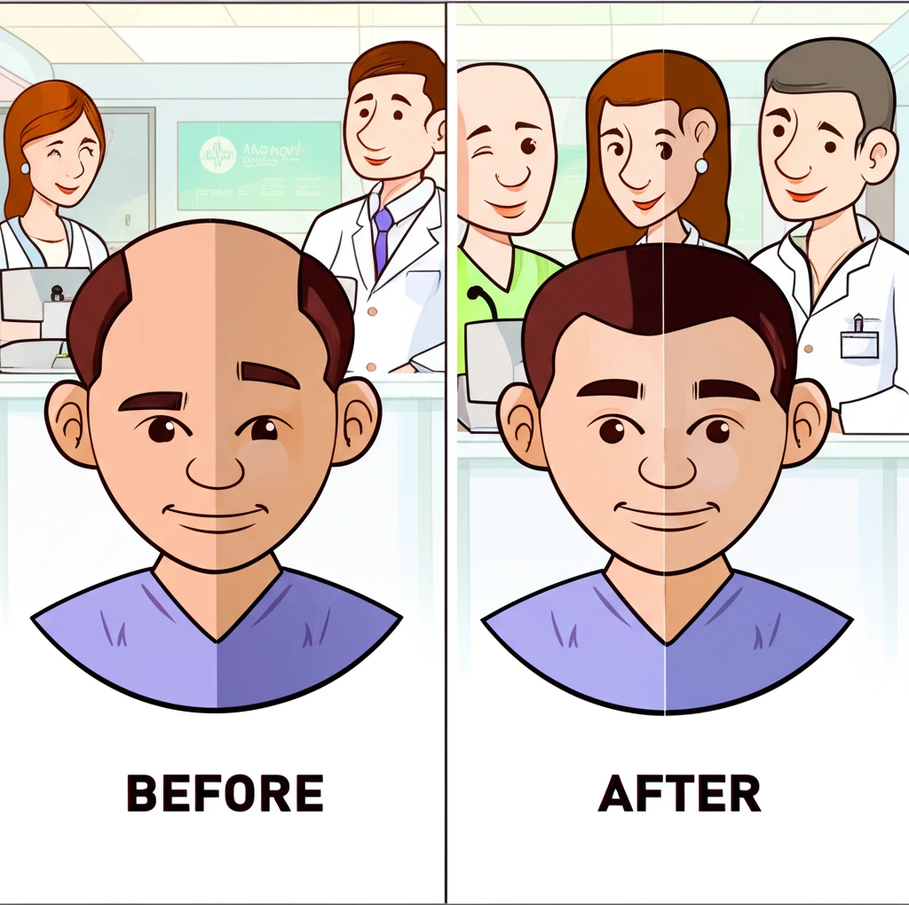 정수리 모발이식, 성공적인 결과를 위..