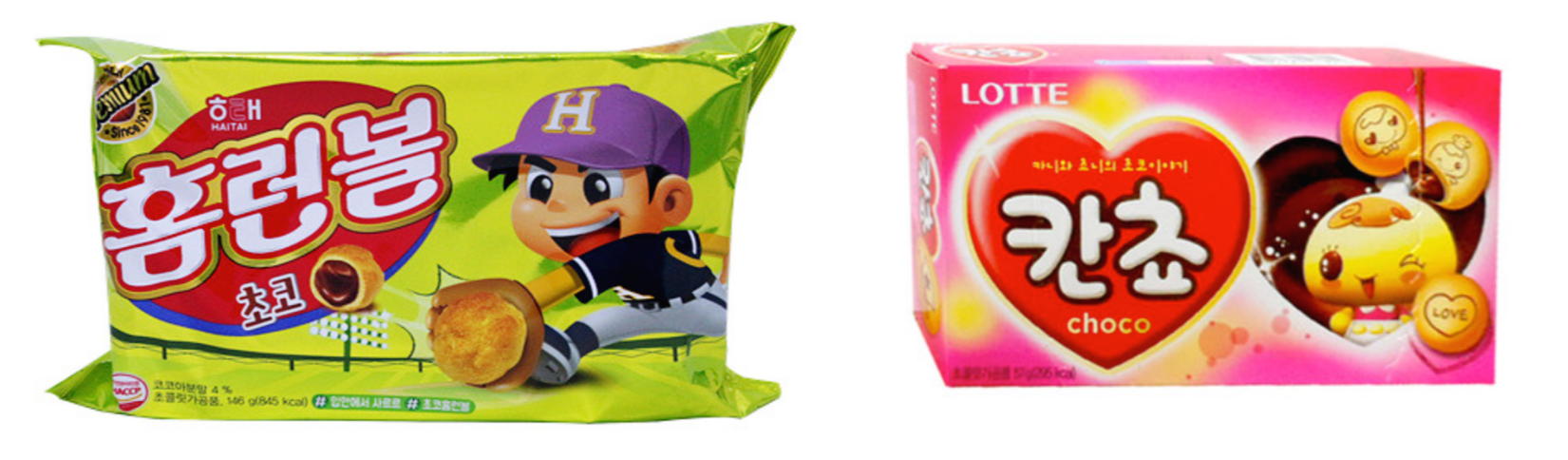 외국인 선물로 좋은 홈런볼과 칸쵸