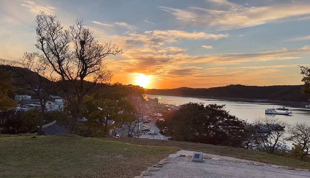 영보정에서바라본노을