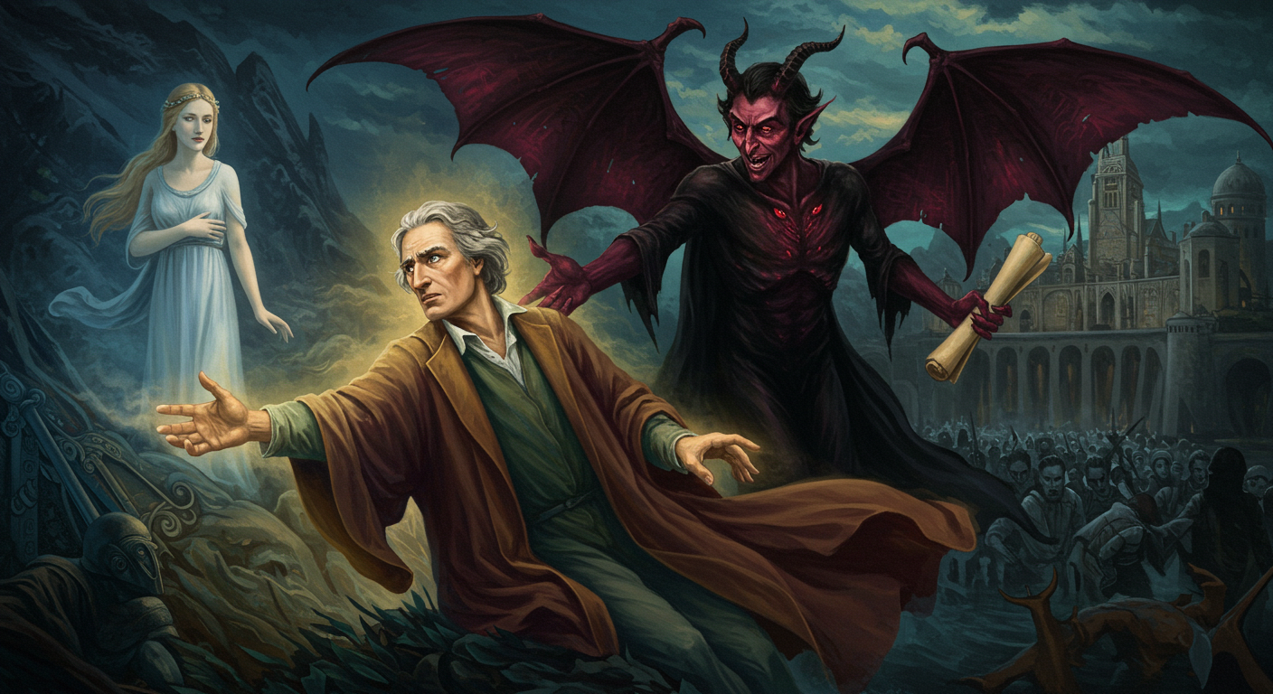 괴테 '파우스트' 줄거리: 악마와의 계약, 인간 구원의 대서사시