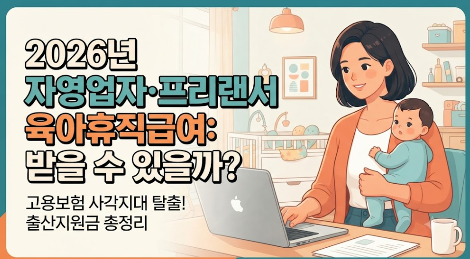 프리랜서 육아휴직 수당