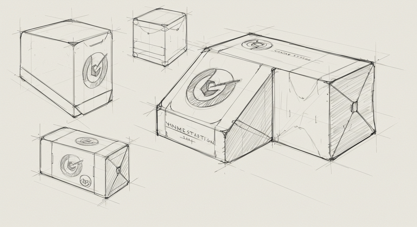 패키지 디자인 스케치