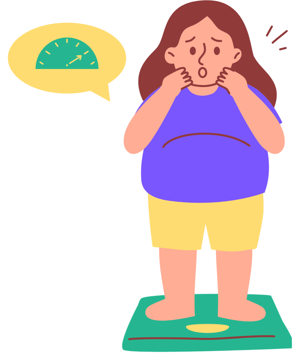 중년의 복부 비만