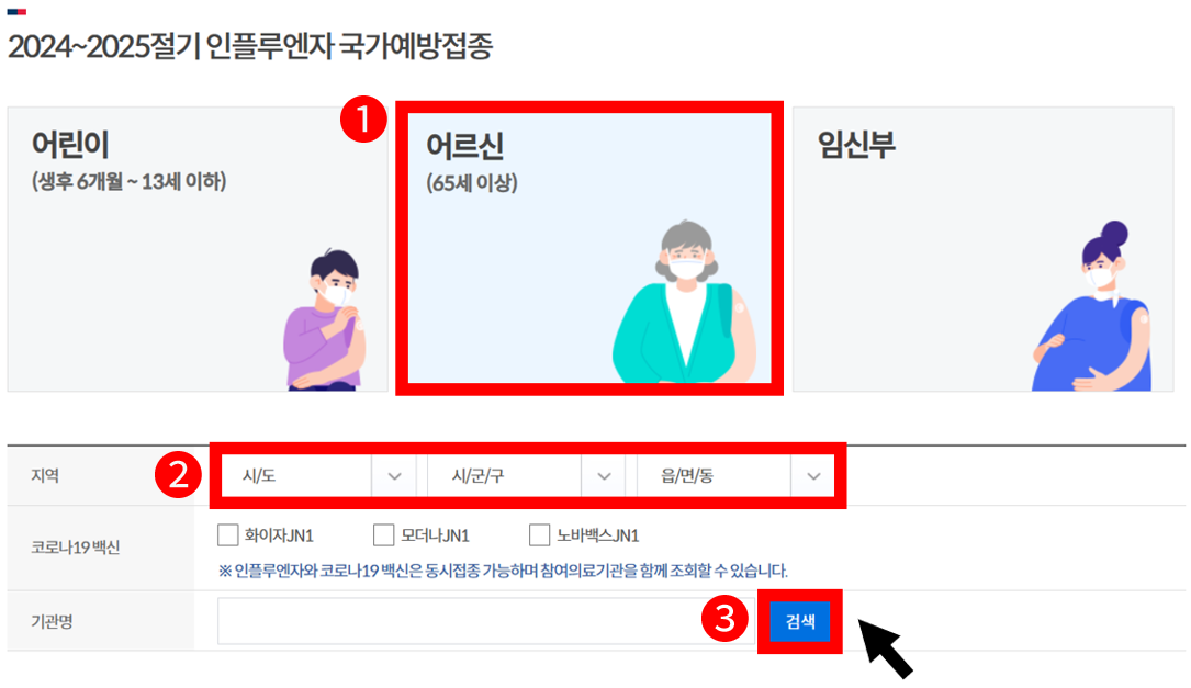 2024 독감 무료접종 나이, 병원 찾는 법